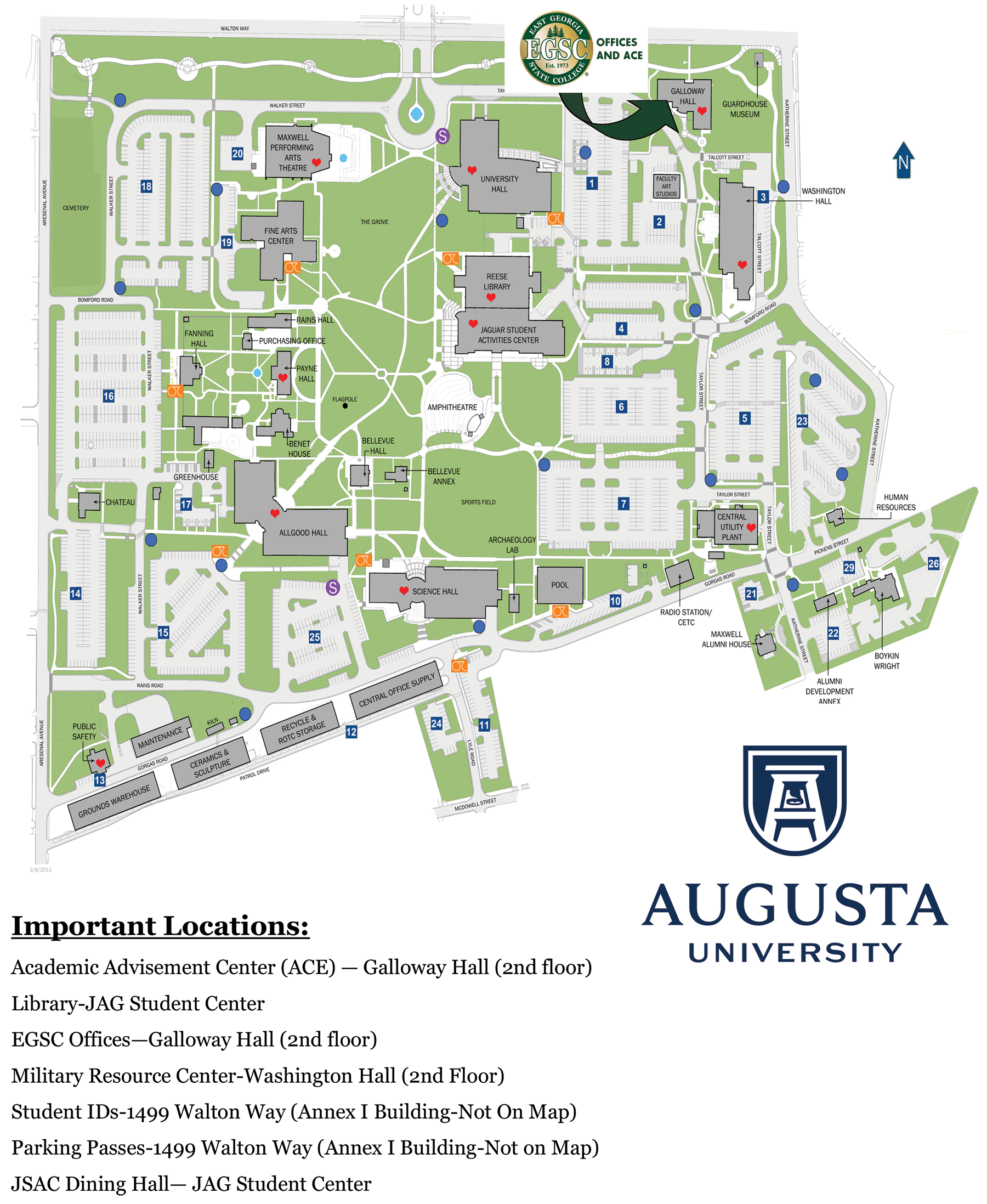 egsc augusta campus map